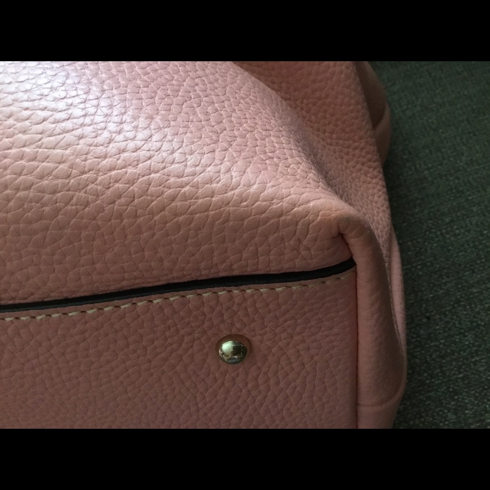 Rare! pale pink Dooney & Bourke Flynn bag in pebbled leather! No longer made! - Picture 6 of 11